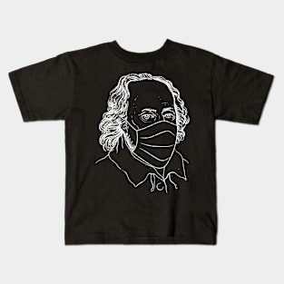 Shakespeare mask quarantine 2020 Kids T-Shirt